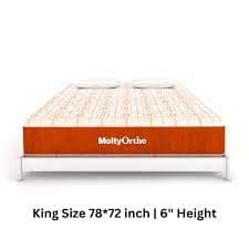 Master MoltyOrtho Mattress | King Size 78*72 inch | 6" Height