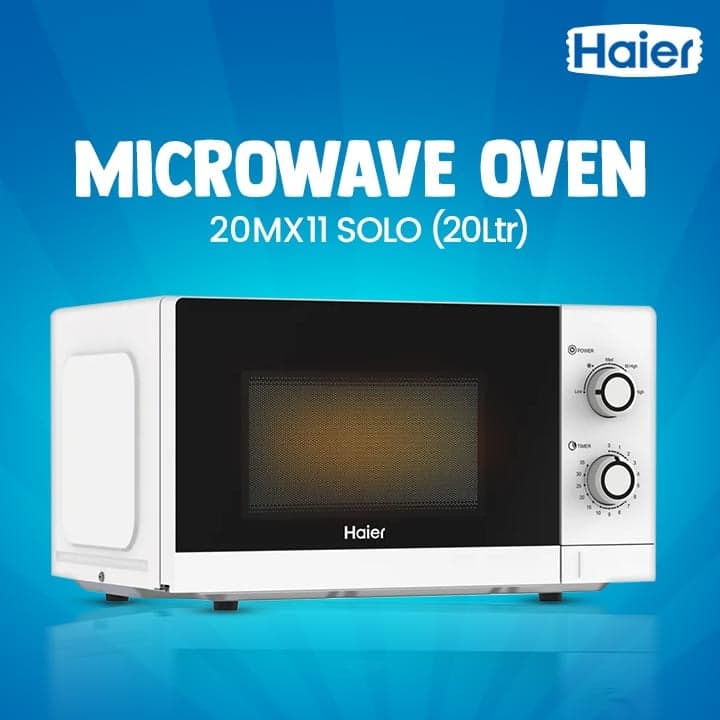 Haier | 20MX11 Solo White 20 Ltr | Microwave Oven 