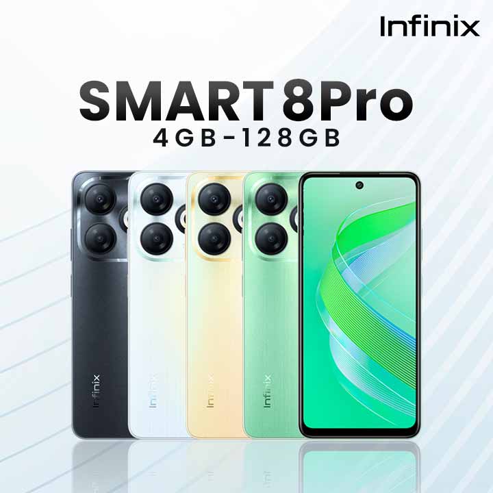 Infinix Smart 8 Pro | 4GB-128GB