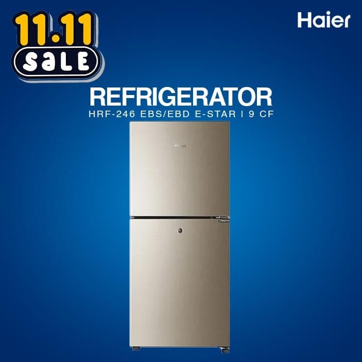 Haier | HRF-246 EBS/EBD E-Star | 9 CF Refrigerator