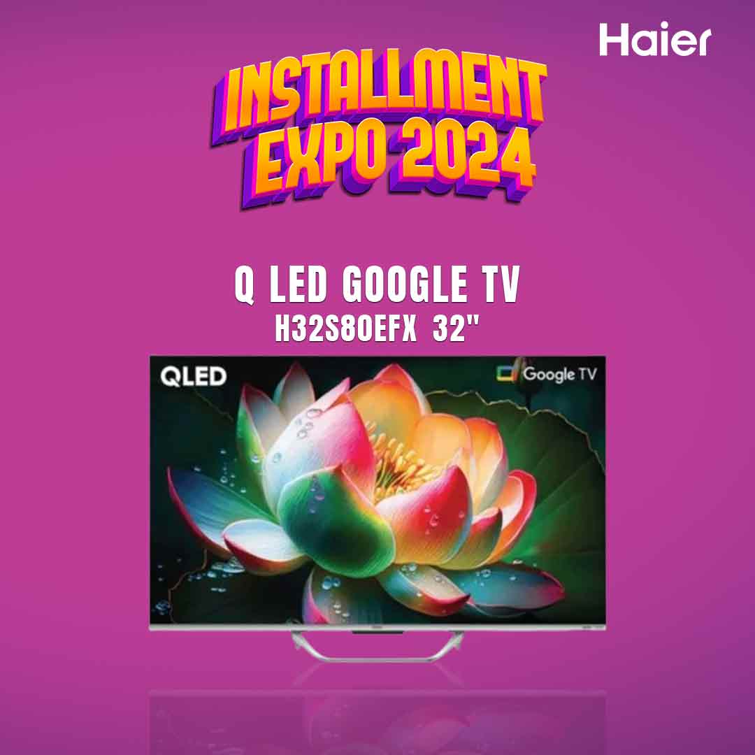 Haier 32″ | Q LED Google TV | H32S80EFX | Expo Deals |