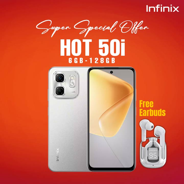 Infinix Hot 50i | 6GB-128 | GB