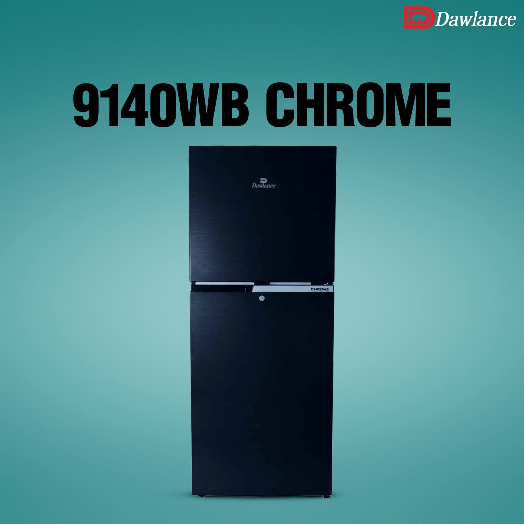 Dawlance | 9140WB  CHROME | 8 Cft Refrigerator