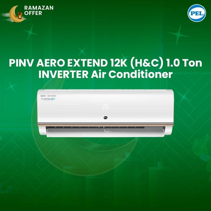 Pel |PINV AERO EXTEND 12K (H&C) 1.0 Ton| INVERTER Air Conditioner