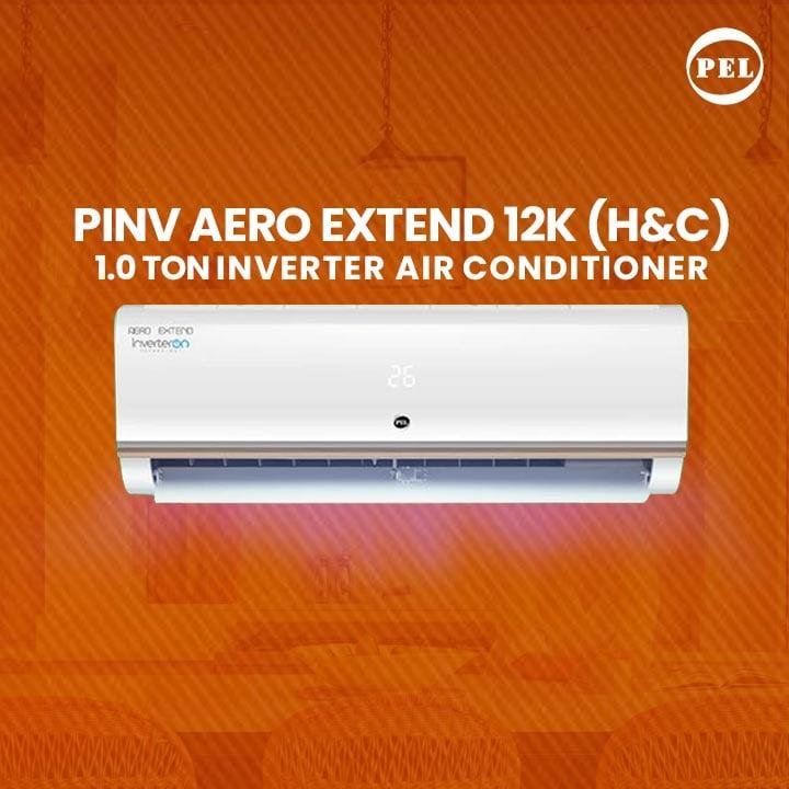 Pel | PINV AERO EXTEND 12K (H.&C) 1.0 Ton | INVERTER Air Conditioner