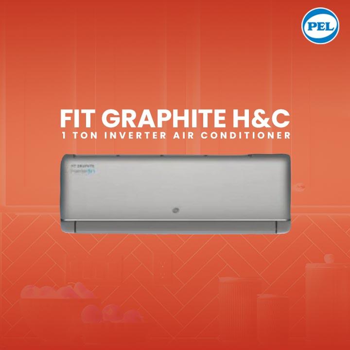 Pel | Fit Graphite | 1 Ton H&C Inverter Air Conditioner
